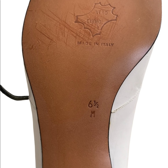 Perry Ellis | Sleek Tap Dancing Shoes Black White Size 6.5 - Picture 4 of 9